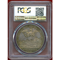【SOLD】ドイツ ニュルンベルク 1721PGN ターラー 銀貨 都市景観 PCGS MS61