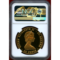【SOLD】セントヘレナ 1984年 50ペンス 金貨 王領直轄地150周年記念 PF70UC