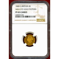 イギリス 1868年 2フローリン 金貨 試作貨 ヴィクトリア女王 NGC PF65CAMEO