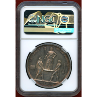 フランス 1804年(AN XⅢ) ナポレオン1世 戴冠記念銀メダル NGC AU58