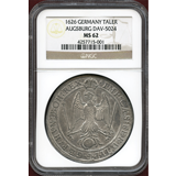 【SOLD】ドイツ アウグスブルグ 1626年 ターラー 銀貨 都市景観 NGC MS62