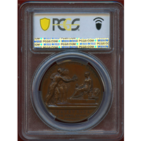 イギリス 1838年 銅メダル ヴィクトリア戴冠記念 PCGS SP65