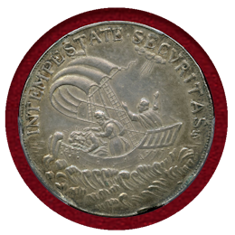 【SOLD】ハンガリー ND 銀メダル 竜退治とキリスト一行 PCGS AU55