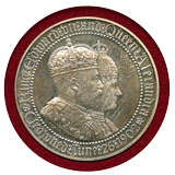 【SOLD】イギリス 1902年 エドワード7世 コロネーション銀メダル PCGS SP65