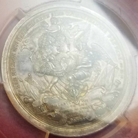 オーストリア 1737年 銀メダル カール6世 PCGS MS62