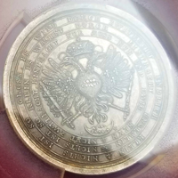 オーストリア 1737年 銀メダル カール6世 PCGS MS62