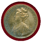 【SOLD】イギリス 1708年 銀メダル アン女王 リール要塞占領記念