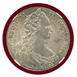 エリトリア 1918年R タレロ銀貨 マリア・テレジア NGC MS62