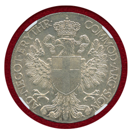 エリトリア 1918年R タレロ銀貨 マリア・テレジア NGC MS62