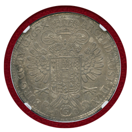オーストリア 1765G SC ターラー銀貨 マリア・テレジア NGC MS61