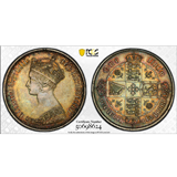 【SOLD】イギリス 1852年 銀貨 ヴィクトリア フローリン PCGS MS63
