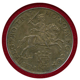 オランダ ユトレヒト 1787年 デュカトン 銀貨 シルバーライダー NGC AU58