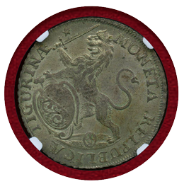 スイス チューリッヒ 1761年 1/2ターラー 銀貨 都市景観 NGC MS63