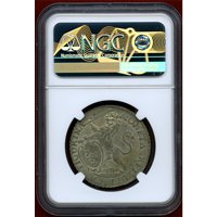 スイス チューリッヒ 1761年 1/2ターラー 銀貨 都市景観 NGC MS63