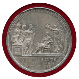 イギリス 1821年 銀メダル ジョージ4世 戴冠記念 PCGS SP63