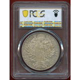 オーストリア (1780) ターラー銀貨 マリアテレジア リストライク PCGS MS63