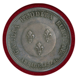 【SOLD】フランス 1814年 2フラン銀貨 試作貨(ESSAI) PCGS SP63