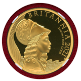 イギリス 2021年 200ポンド(2oz) 金貨 ブリタニア PREMIUM PF70UC