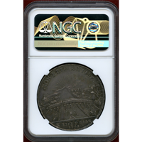 ドイツ レーゲンスブルク 1792年 ターラー 銀貨 都市景観 NGC AU58