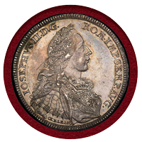 ドイツ レーゲンスブルク 1766年 ターラー 都市景観 PCGS AU55
