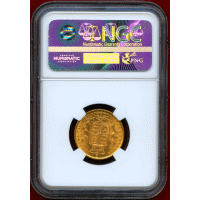 イギリス 1871年 ソブリン 金貨 ヴィクトリア ヤングヘッド シールド NGC MS62