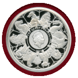 イギリス 2021年 ￡5(2oz) 銀貨 クイーンズビースト コンプリーター PF69UC FR