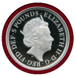 イギリス 2021年 ￡5(2oz) 銀貨 クイーンズビースト コンプリーター PF69UC FR
