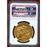 イギリス 1887年 5ポンド 金貨 ヴィクトリア ジュビリーヘッド NGC MS64