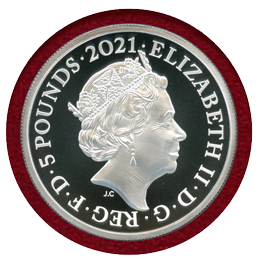 【SOLD】イギリス 2021年 5ポンド(2oz) 銀貨 プルーフ ゴシッククラウン 紋章