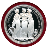 セントヘレナ 2021年 2ポンド(2oz) 銀貨 スリーグレイセス