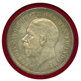 イギリス 1935年 クラウン 銀貨 ジョージ5世 PCGS MS63