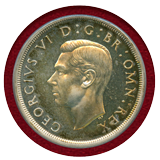 【SOLD】イギリス 1937年 クラウン 銀貨 ジョージ6世 PCGS PR66CAM