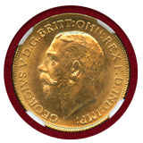 イギリス 1925年 ソブリン 金貨 ジョージ5世 NGC MS66