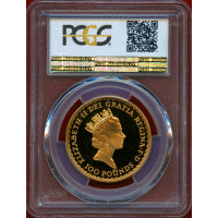 イギリス 1987年 100ポンド 金貨 ブリタニア PCGS PR70DCAM