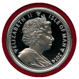 マン島 2014年 クラウン パラジウム貨 アテナ PCGS PR69DCAM FS