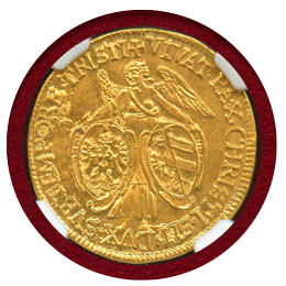 ドイツ 1647年 ニュルンベルク ダカット金貨 NGC MS63