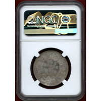 インド 1901B ルピー 銀貨 ヴィクトリア女王 NGC MS62