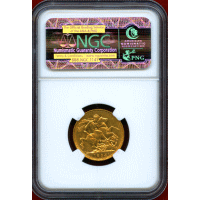 【SOLD】オーストラリア 1894M ソブリン 金貨 ヴィクトリア オールドヘッド XF45