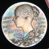 【SOLD】イギリス 1897年 ヴィクトリア女王 Diamond Jubilee 銀メダル