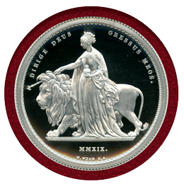 【SOLD】イギリス 2019年 5ポンド ウナ&ライオン プルーフ銀貨 NGC FR PF69UC