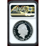 【SOLD】イギリス 2019年 5ポンド ウナ&ライオン プルーフ銀貨 NGC FR PF69UC