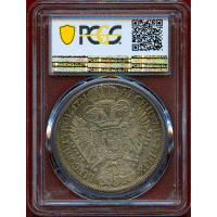 神聖ローマ帝国 オーストリア 1721年 ターラー 銀貨 カール6世 PCGS MS63