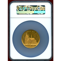 【SOLD】ドイツ 1880年 ギルトブロンズメダル ケルン大聖堂完成記念 NGC MS62