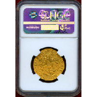 フランス 1422-61 エキュドール 金貨 シャルル7世 NGC MS62