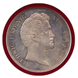 ドイツ バイエルン 1842年 2ターラー銀貨 皇太子ご成婚記念 NGC MS64