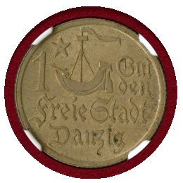 【SOLD】ダンツィヒ 1923年 グルデン 銀貨 NGC MS63