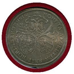 【SOLD】ドイツ ニュルンベルク 1658年 ターラー 銀貨 都市景観 NGC MS63