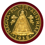 オーストリア 1938年 マドンナ 6ダカット金メダル