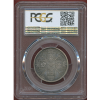 イギリス 1887年 フローリン 銀貨 PROOF ヴィクトリア ジュビリーヘッド PR63