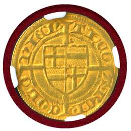 ドイツ ケルン (1439-58) 1グルデン 金貨 NGC AU55
